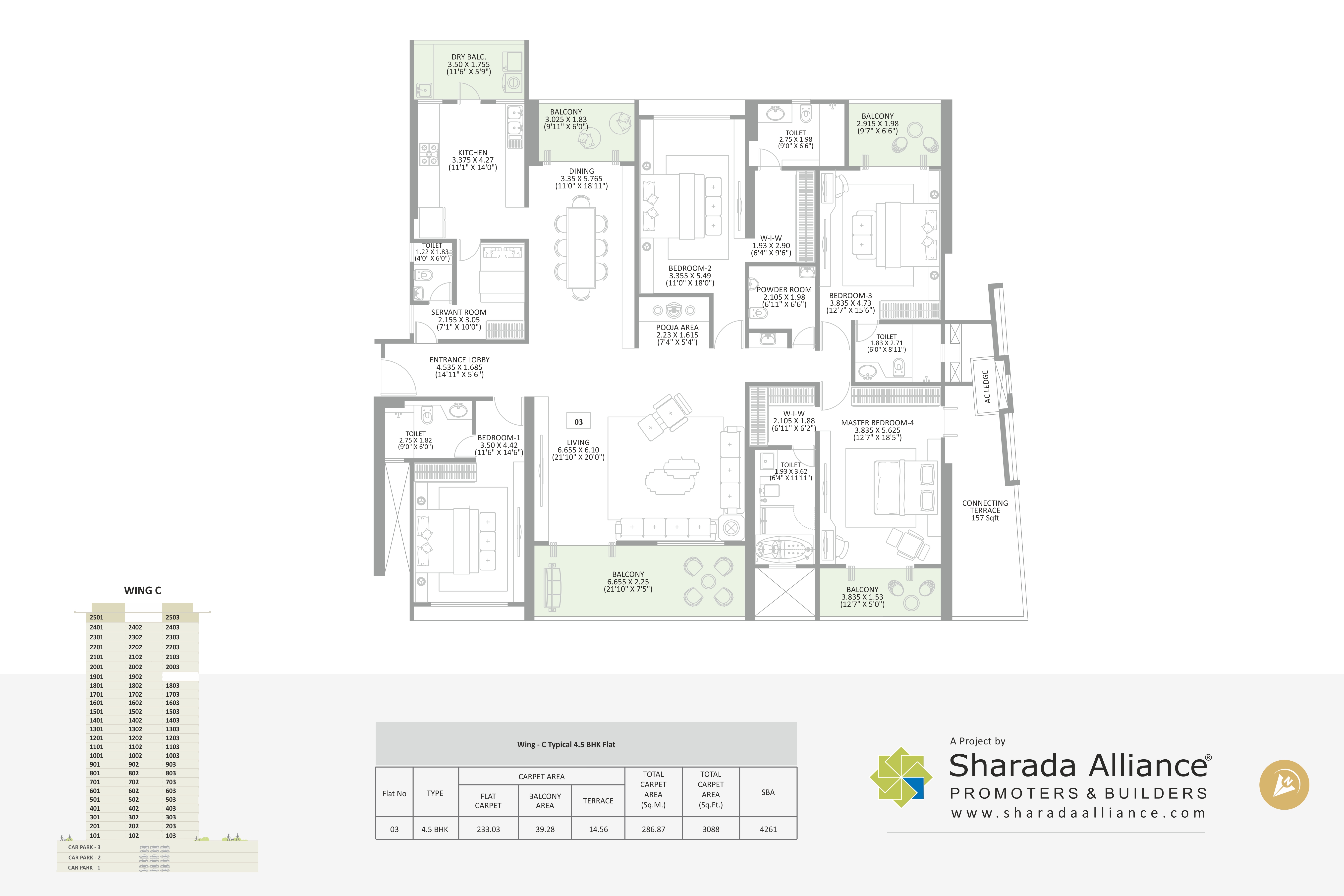 4.5BHK Floor Plan