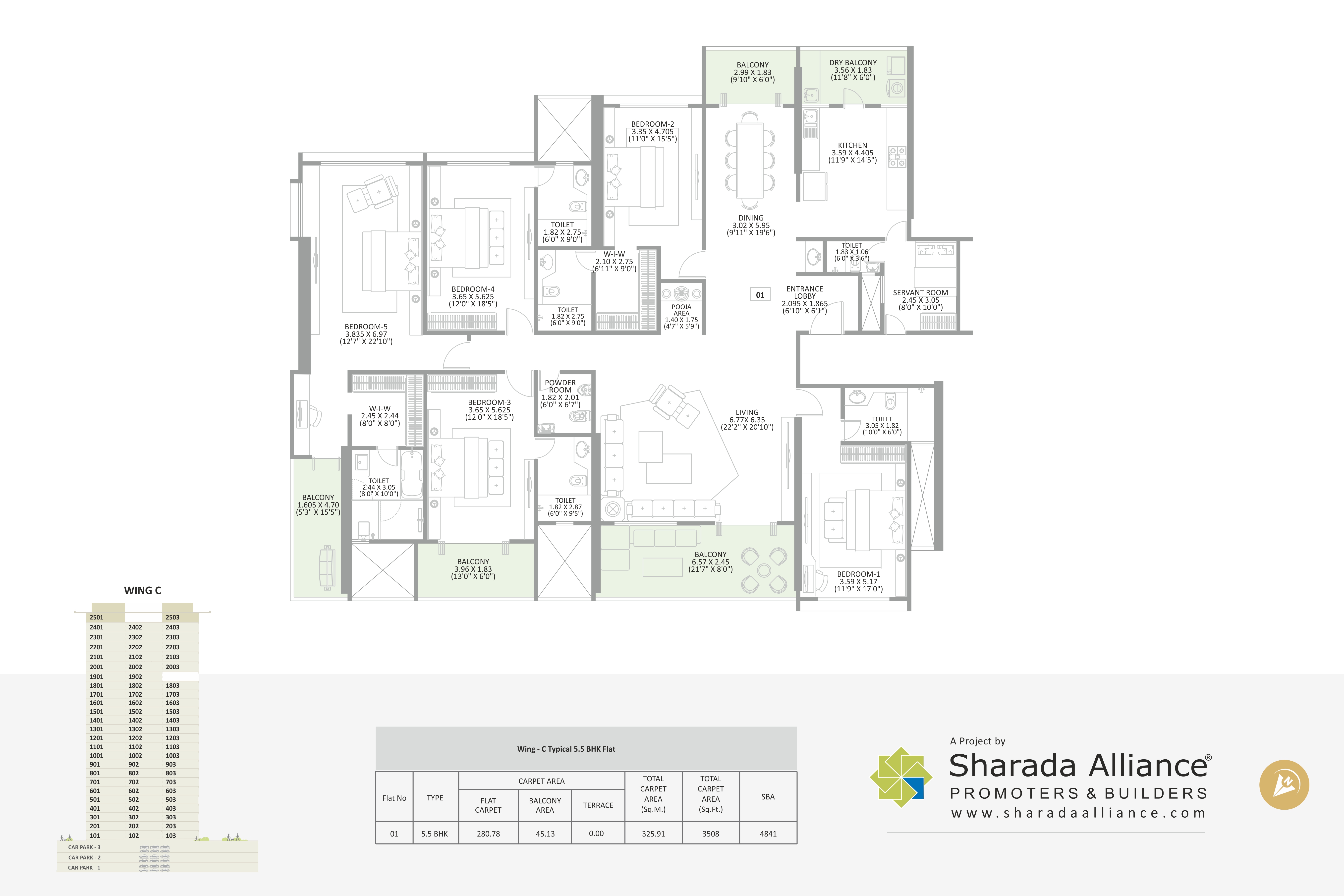 5.5BHK Floor Plan
