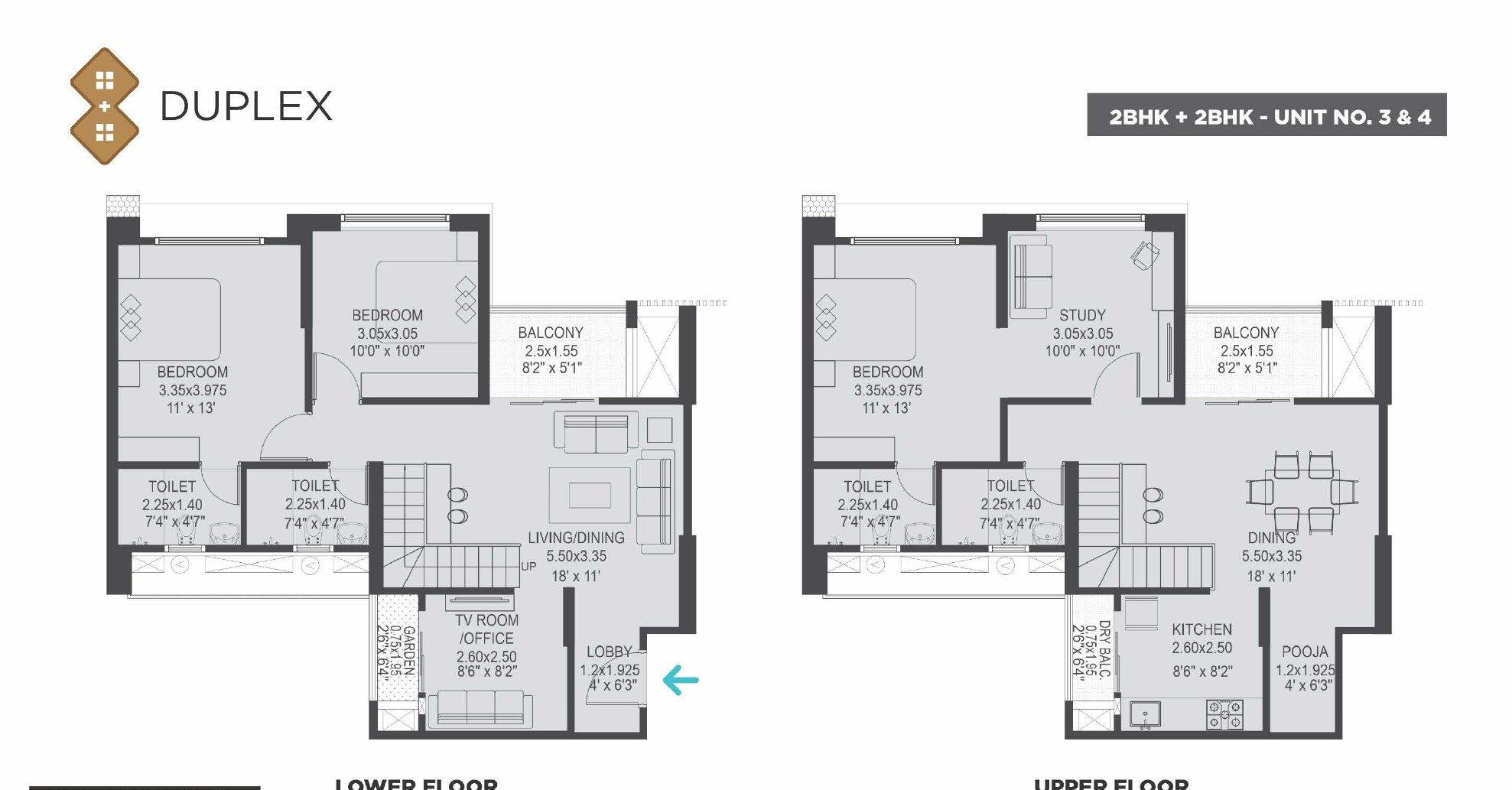 4BHK DUPLEX Floor Plan